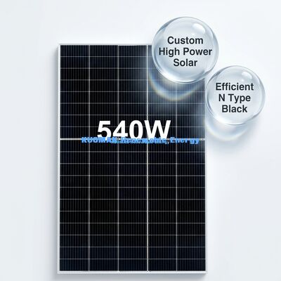 Panneau solaire 500W-600W avec 22% d'efficacité et résistance aux intempéries IP65 pour une utilisation industrielle