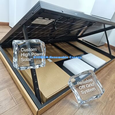 Panneau solaire haute performance avec cadre en aluminium renforcé et résistance aux intempéries IP65