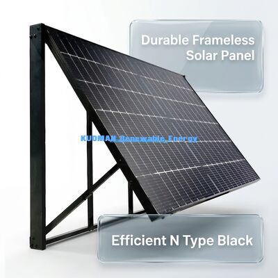 Système de modules solaires de 24 volts avec une efficacité de 22% et un panneau photovoltaïque IP65 résistant aux intempéries
