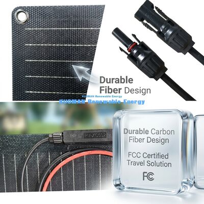 Panneau solaire flexible pliable à haute efficacité de 200W pour l'énergie propre renouvelable
