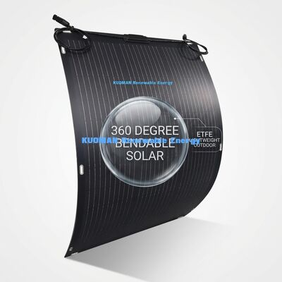 Panel solaire flexible résistant à l'eau à haute efficacité 360° pliable IP68 avec une efficacité de 24,20%