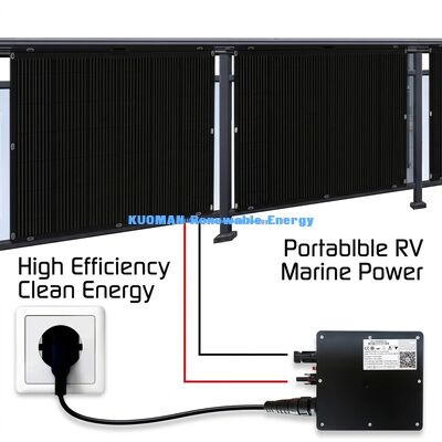Panneau solaire flexible résistant aux intempéries portable de 480 W pour le camping et l'énergie durable