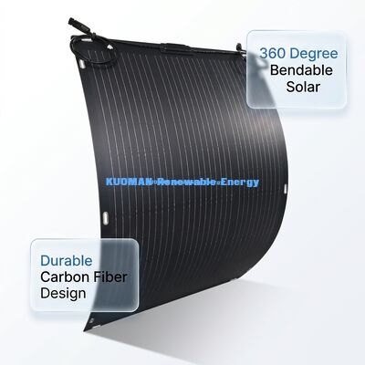 Panneau Solaire Flexible ETFE Ultra Léger 30W Portable pour Randonnée, Alpinisme et Voyage Hors Réseau