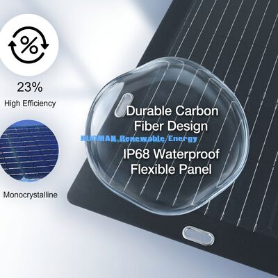 Panneau solaire flexible ETFE léger 100W pour camping-car et aventures en plein air