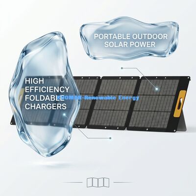 Panneau solaire flexible portable pliable à 360° pour l'alimentation en énergie d'urgence