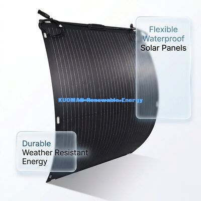 Panneau Solaire Flexible ETFE Ultra Léger 30W Portable pour Randonnée, Alpinisme et Voyage Hors Réseau