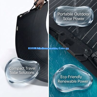 Panneau solaire flexible pliable ETFE 100W pour l'alpinisme et le camping-car