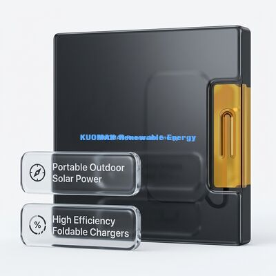 Panneau solaire flexible portable pliable à 360° pour l'alimentation en énergie d'urgence