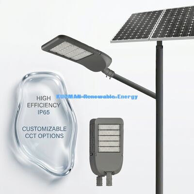 50W IP65 Lumière solaire d'aluminium étanche à l'eau avec technologie LED pour l'éclairage routier extérieur