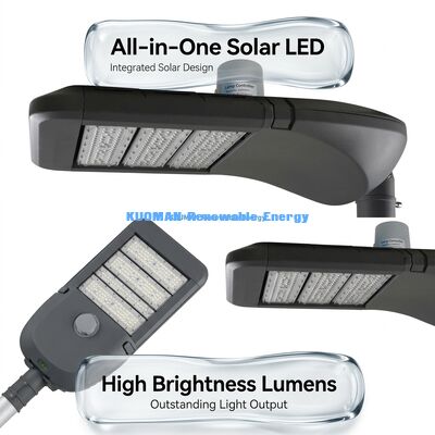 IP66 éclairage de rue LED intelligent étanche à l'eau avec une durée de vie de 100000 heures et IoT LoRa-WAN pour l'éclairage solaire extérieur