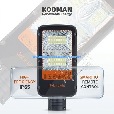 Lampadaire solaire étanche à double bras 100W-500W, lumière LED solaire personnalisée pour allée, jardin et route