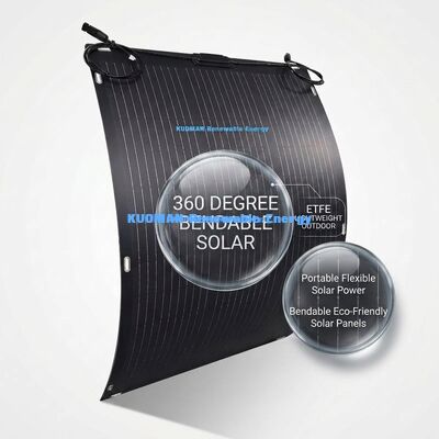 Panel solaire flexible résistant à l'eau à haute efficacité 360° pliable IP68 avec une efficacité de 24,20%