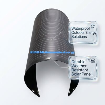 100 watts 360 degrés panneau solaire flexible pliable IP68 imperméable à l'eau pour bateau Yacht toit tente voiture