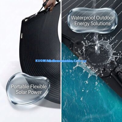 Panneau solaire flexible pliable ETFE 100W pour l'alpinisme et le camping-car