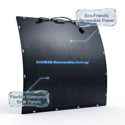 Panneau Solaire Flexible Bifacial 200W - Panneau Solaire en Silicium Polycristallin pour Énergie Propre Renouvelable