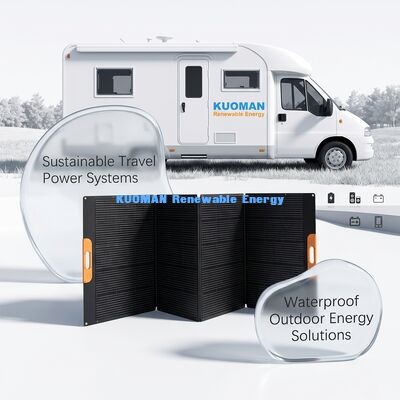 Panneau solaire flexible haute puissance 480W avec conception pliable et résistant aux intempéries pour une énergie portable