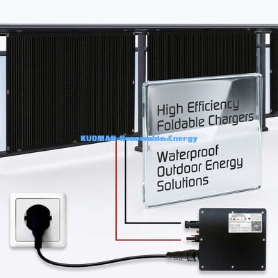 Panneau solaire flexible résistant aux intempéries portable de 480 W pour le camping et l'énergie durable