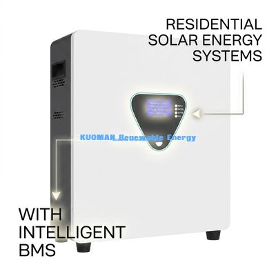 Batterie LiFePO4 murale avec 6000 cycles et 48V 200Ah pour le stockage domestique et les systèmes solaires hybrides