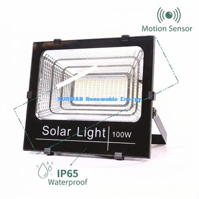 Éclairage solaire à haute luminosité avec IP65 étanche et option de télécommande pour l'éclairage extérieur