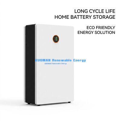 Système de stockage de batterie domestique ultra-mince de 10 kWh avec BMS intelligent pour l'énergie solaire