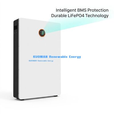Batterie LiFePO4 48V 200Ah pour stockage d'énergie domestique avec 10 000 cycles et surveillance en temps réel