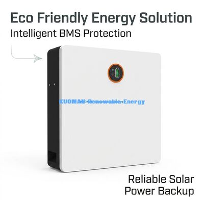 Batterie 48V 100AH LiFePO4 pour la maison avec surveillance en temps réel et garantie de 10 ans pour les systèmes d'énergie solaire