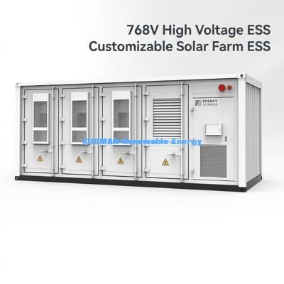 Batterie ESS de stockage d'énergie commerciale personnalisable de 215 KWh pour fermes solaires durables