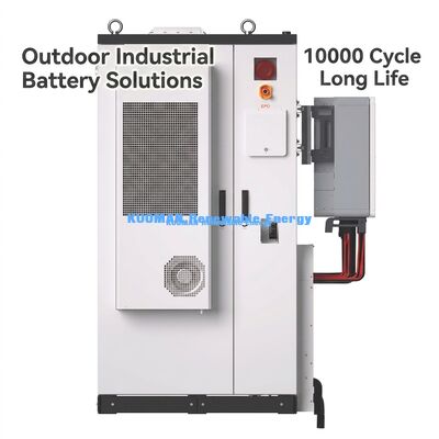 Batterie ESS de stockage d'énergie commerciale avec une capacité de 215 kWh pour la réduction des pics et une protection IP65