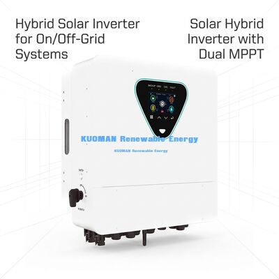 Invertisseur solaire hybride BSR de 6 kW avec IP65 et fonctionnement parallèle pour usage domestique et commercial