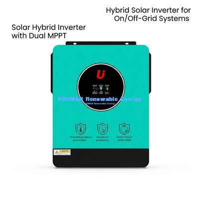 Onduleur Hybride 4200W/6200W avec Protection Anti-coupure et Sortie Onde Sinusoïdale Pure pour Systèmes Solaires