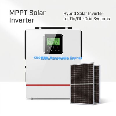 Invertisseur solaire MPPT avec charge maximale 80A et sortie d'onde sine pure pour usage domestique avec commande d'application