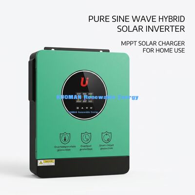 Invertisseur solaire hybride monophasique de haute efficacité de 4,2 kW/6,2 kW pour les systèmes domestiques et de réseau