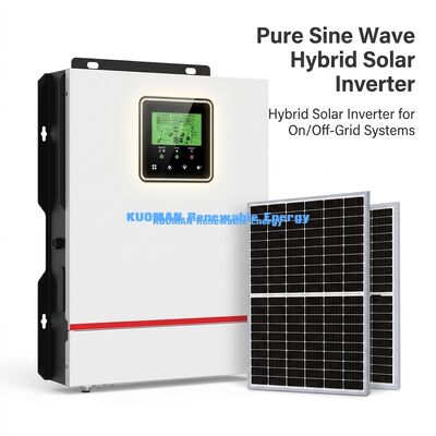 Invertisseur solaire MPPT avec charge maximale 80A et sortie d'onde sine pure pour usage domestique avec commande d'application