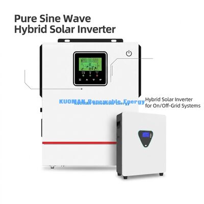 Onduleur solaire hors réseau série BSSI-IV avec sortie onde sinusoïdale pure, chargeur MPPT intégré et contrôle par application 1000VA/1500VA
