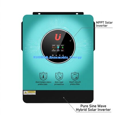 Onduleur Hybride 4200W/6200W avec Protection Anti-coupure et Sortie Onde Sinusoïdale Pure pour Systèmes Solaires