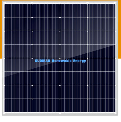 Panneau solaire monocristallin de 110 à 120 W avec un rendement élevé de 18,6% pour une alimentation hors réseau de 12 V et un cadre en aluminium résistant à la corrosion