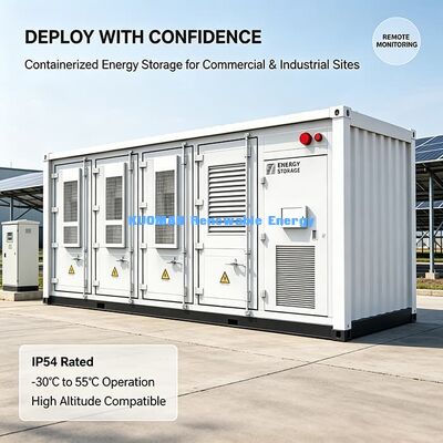 Stockage d'énergie en conteneurs de 20 et 40 pieds | Système de stockage d'énergie C&I à capacité personnalisée