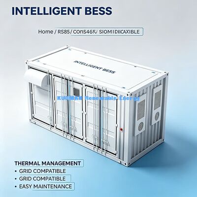 Container mondial déployable de stockage d'énergie ESSC0500A-1106 pour les projets de stockage d'énergie dans les parcs commerciaux industriels