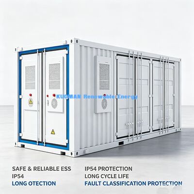 Container ESSC0500A-1106 Armoire de stockage d'énergie -30°C à 55°C Système de stockage industriel à batterie à température élevée