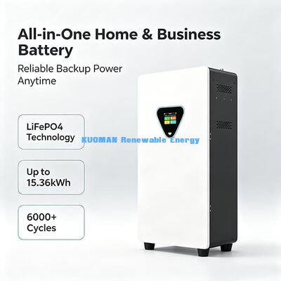 Batterie LiFePO4 rechargeable 25,6V 100Ah avec 6000 cycles pour stockage d'énergie solaire, armoire avec contrôle à distance via application