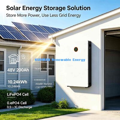 48V 300Ah LiFePO4 batterie pour la maison avec surveillance en temps réel de l'application et 8000 cycles