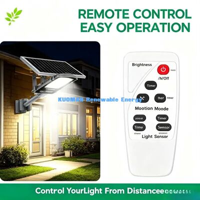 Éclairage de rue solaire télécommandé, mode de synchronisation, luminosité réglable, éclairage de jardin