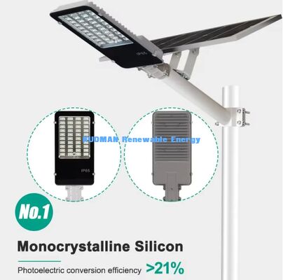 Lumière solaire pour la rue, zone côtière humide
