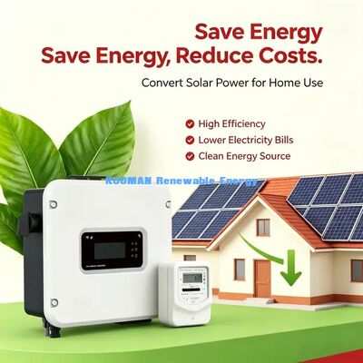 S1000TL-S6000TL Réseau d'alimentation solaire inverseur WiFi Moniteur MPPT Inverteur solaire
