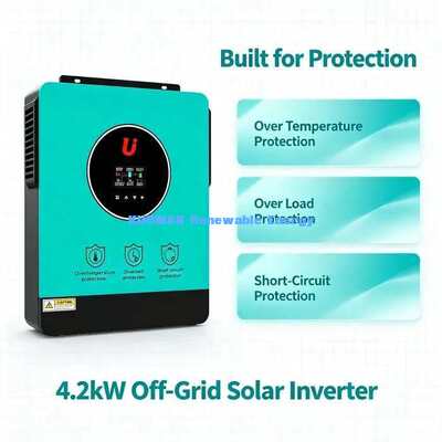 Onduleur solaire hybride 24V 4200W connecté au réseau hors réseau système solaire domestique