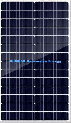 Panneau solaire monocristallin 50W chargeur de batterie 12V module PV haute efficacité 182mm