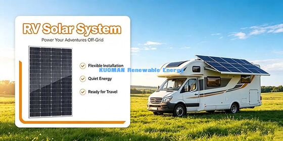 Panneau solaire monocristallin 160-170W, module PV 182mm 66 cellules pour camping-car, maison, hors réseau