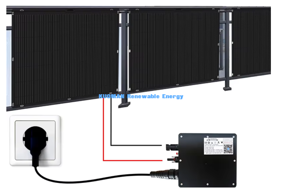 Panneau solaire flexible à conversion élevée de 50 W, chargeur solaire résistant à 360° pour les surfaces courbes et la vie hors réseau