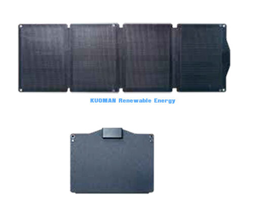 Panneau solaire pliable léger 50W, chargeur solaire hors réseau pour camping extérieur et camping-car