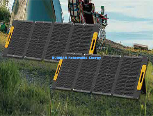 Panneau solaire pliable étanche compact de 100W, chargeur solaire hors réseau pour la pêche, la randonnée et les activités de plein air
